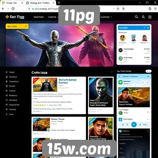 Mudanças na interface do usuário do site 11pg