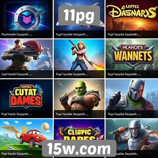 Comparativo entre jogos populares no 11pg